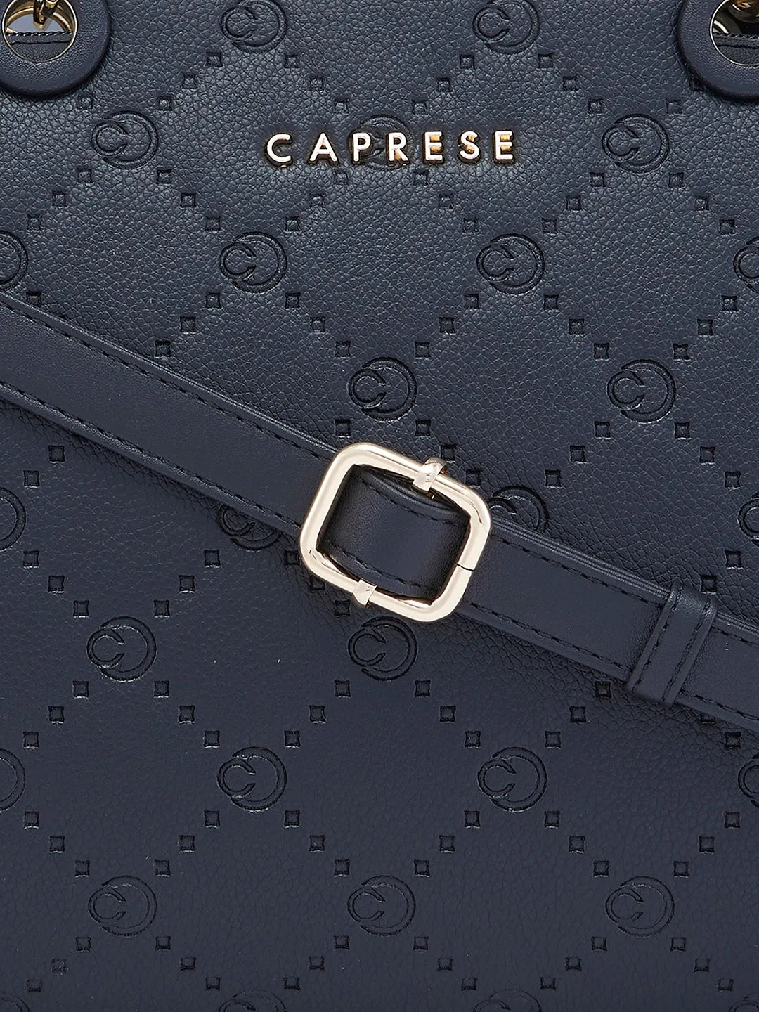 Caprese Brianna Medium Black Satchel Bag