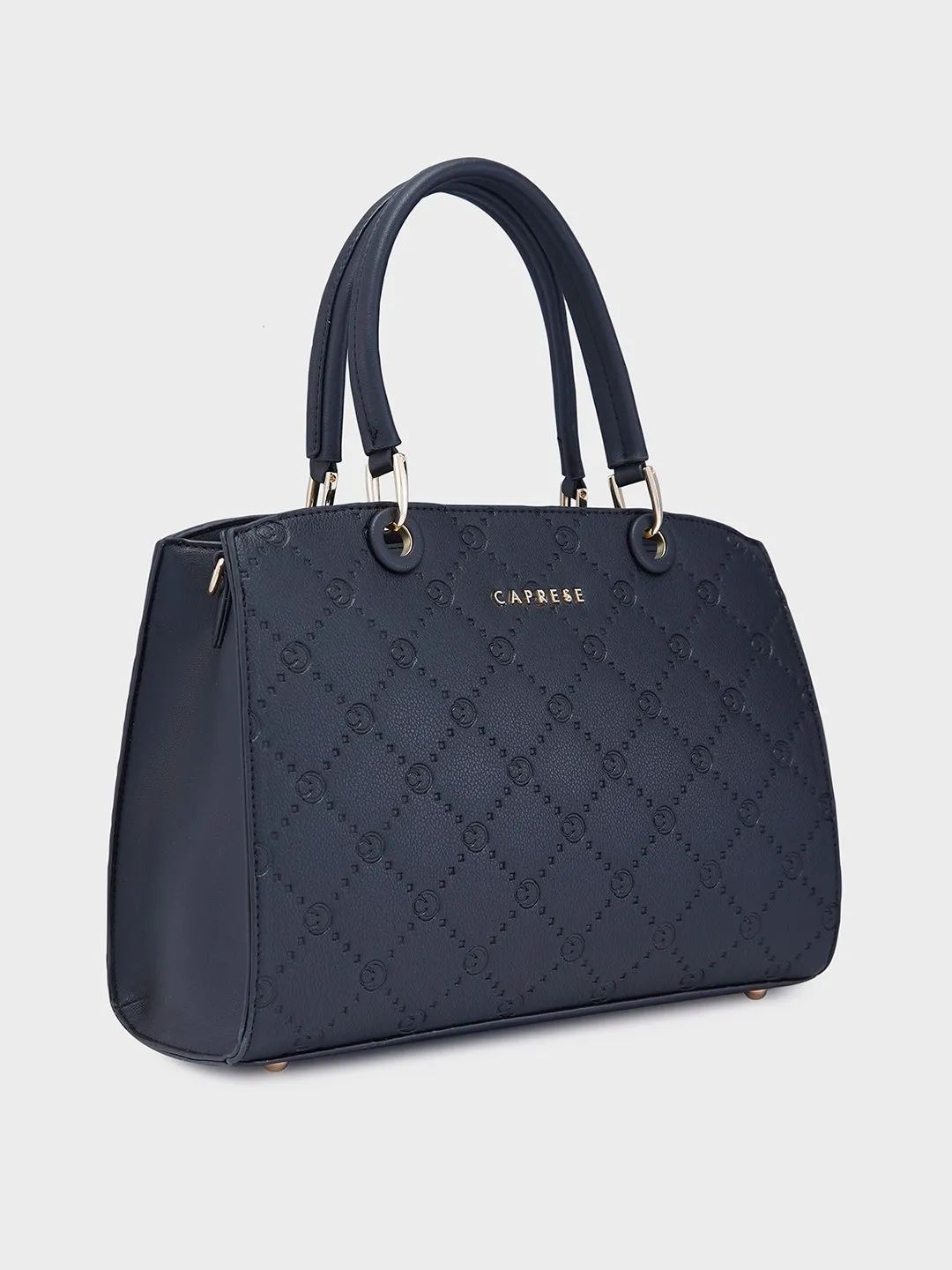 Caprese Brianna Medium Black Satchel Bag
