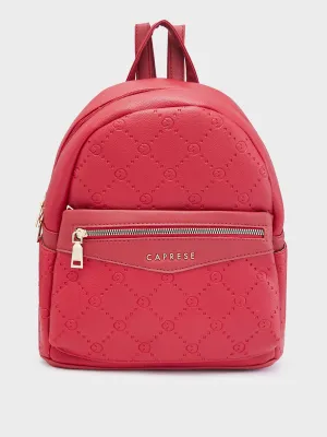 Caprese Brianna Medium Red Backpack