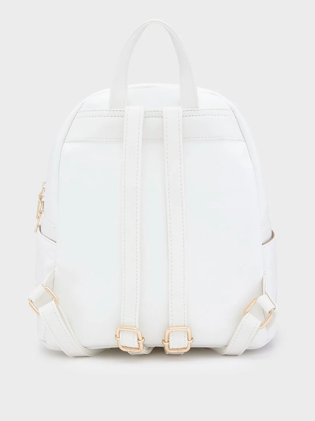 Caprese Brianna Medium White Backpack