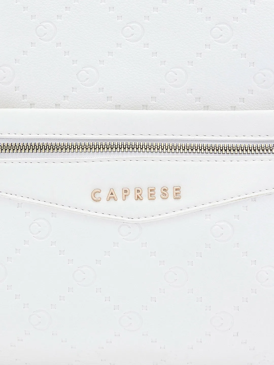 Caprese Brianna Medium White Backpack