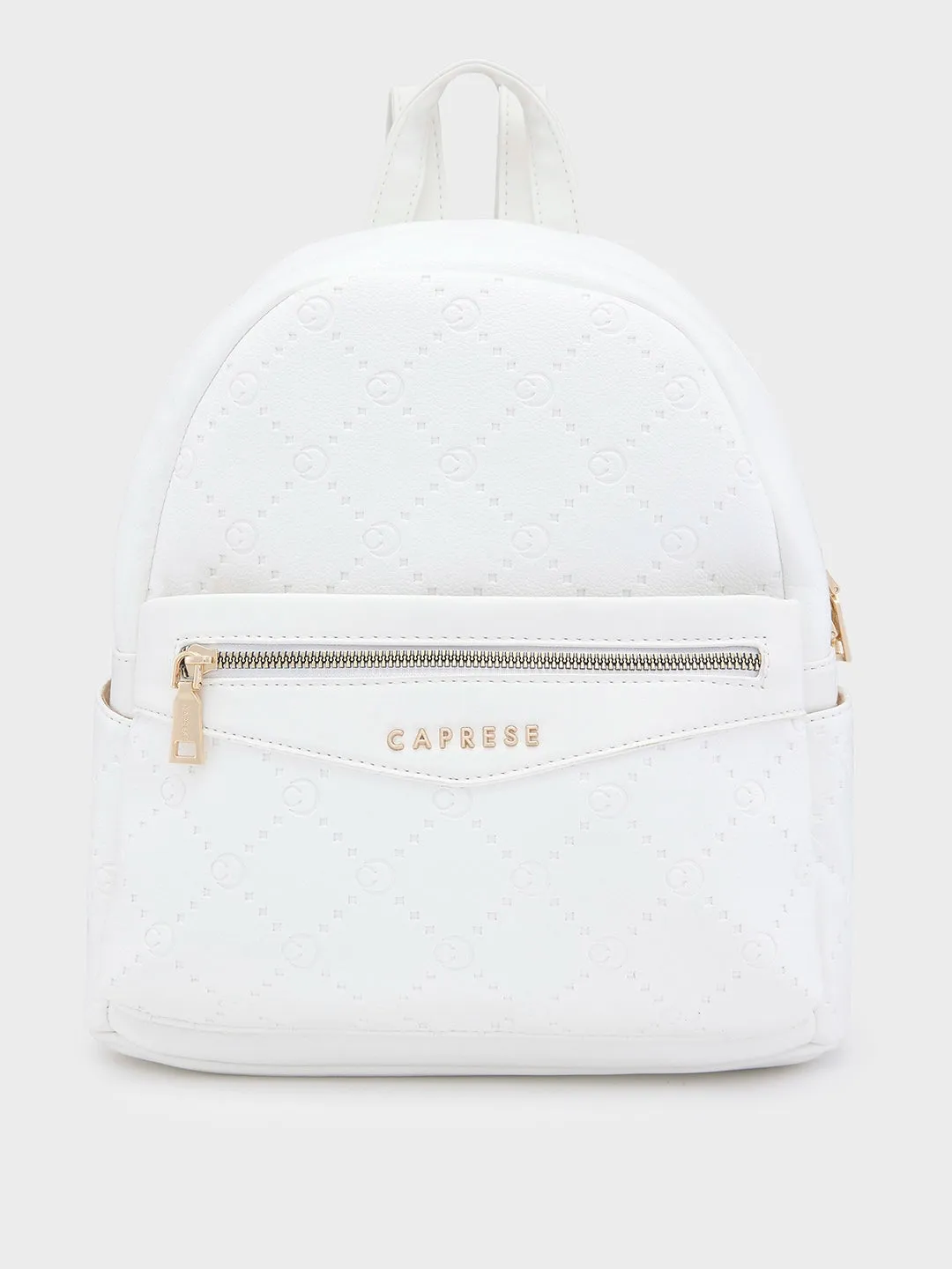 Caprese Brianna Medium White Backpack