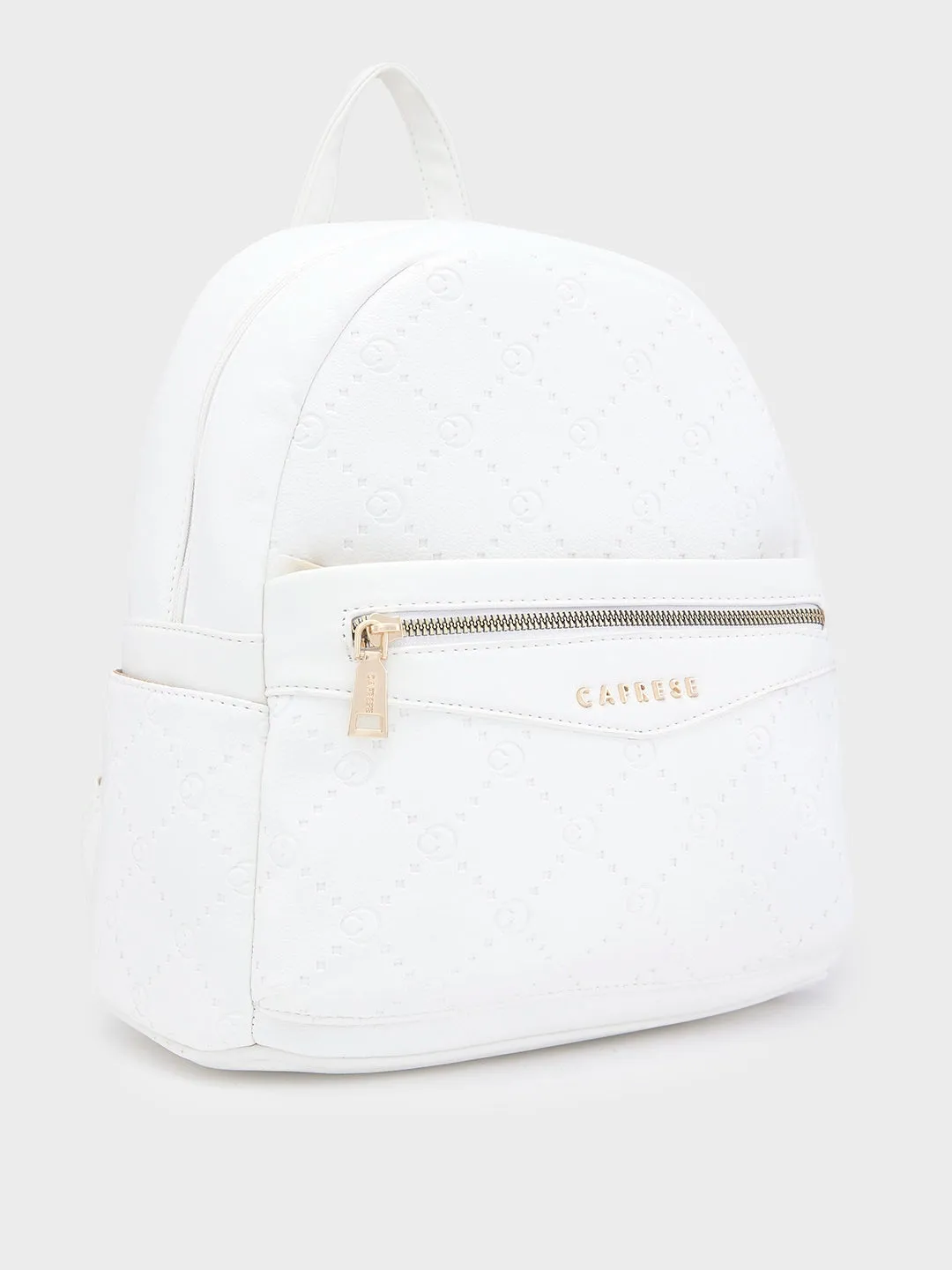Caprese Brianna Medium White Backpack
