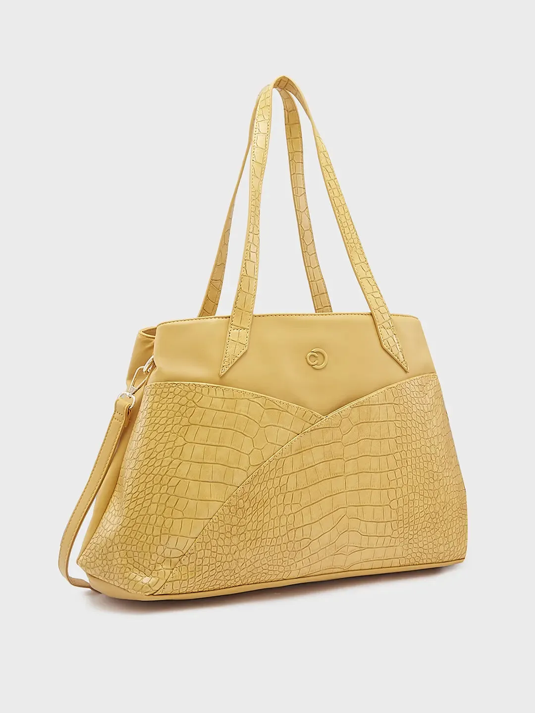Caprese Cabo Large Ochre Tote Bag
