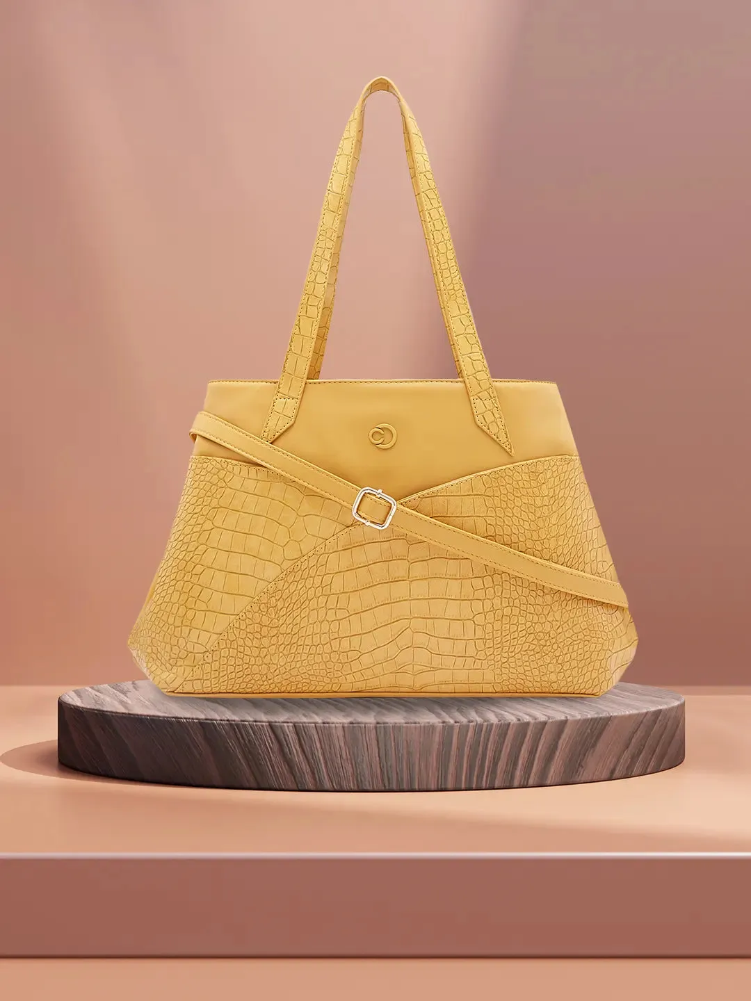 Caprese Cabo Large Ochre Tote Bag