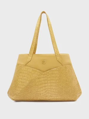 Caprese Cabo Large Ochre Tote Bag