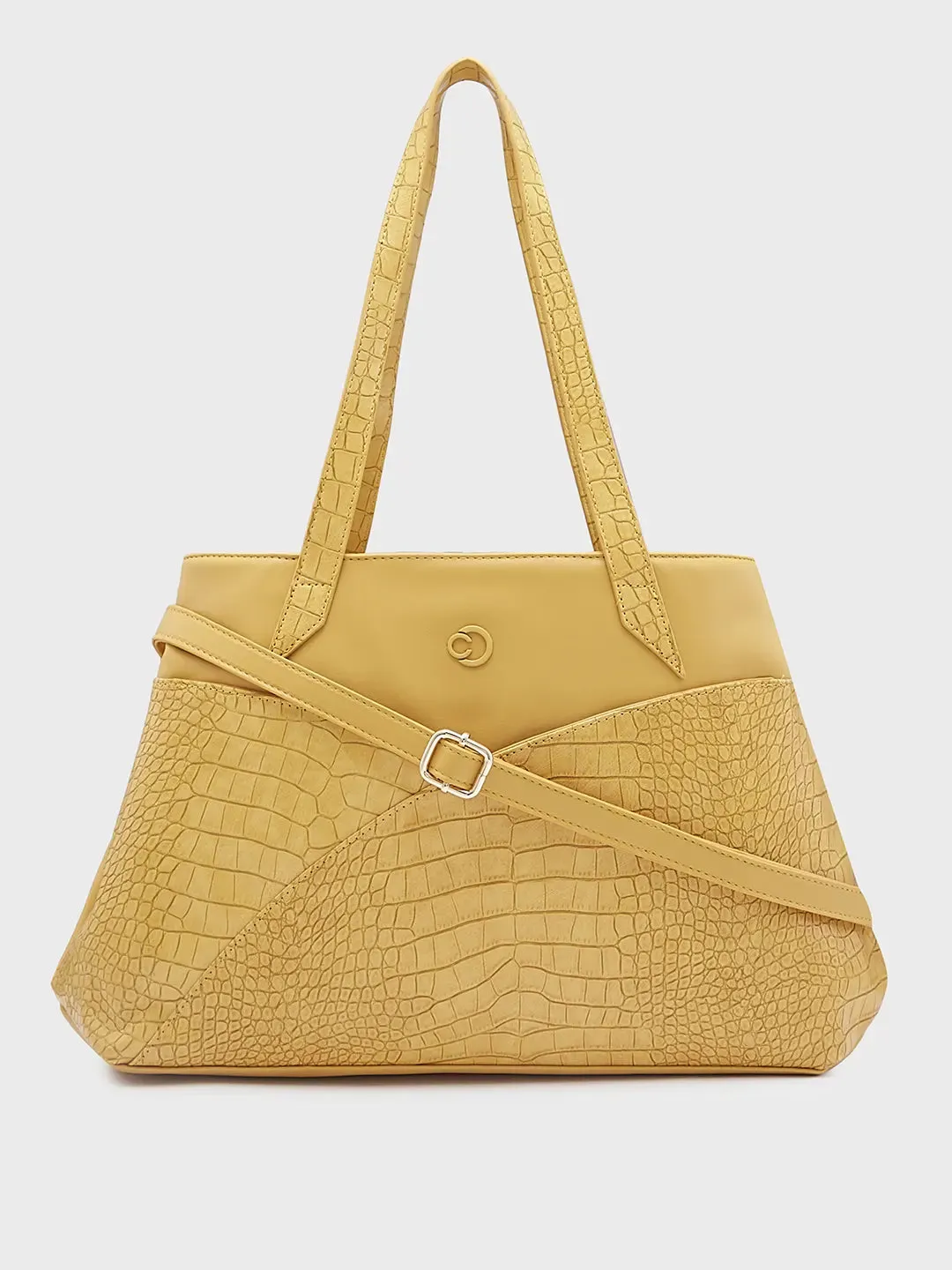 Caprese Cabo Large Ochre Tote Bag
