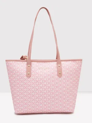 Caprese Callie Large Dark Pink Tote Bag