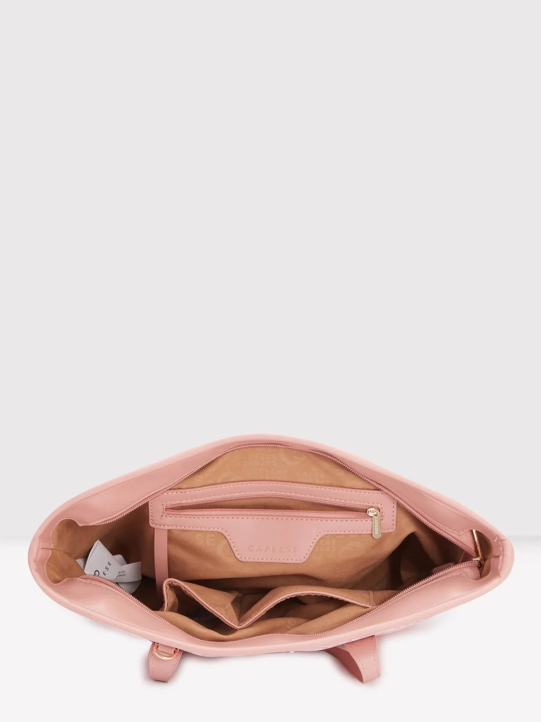Caprese Callie Large Dark Pink Tote Bag