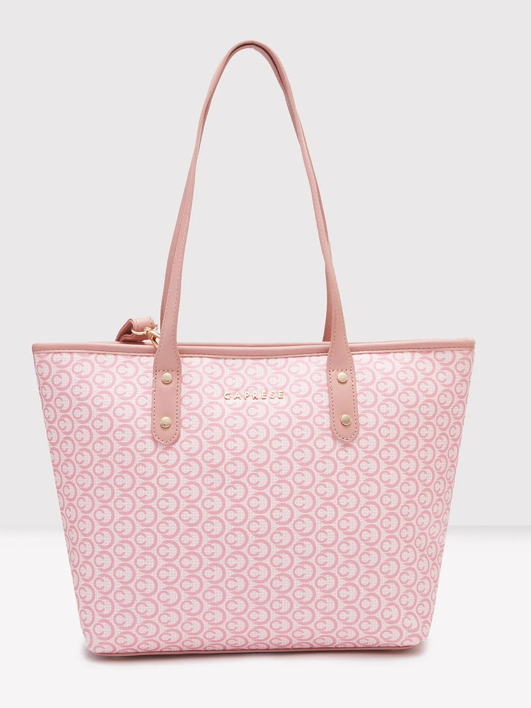 Caprese Callie Large Dark Pink Tote Bag