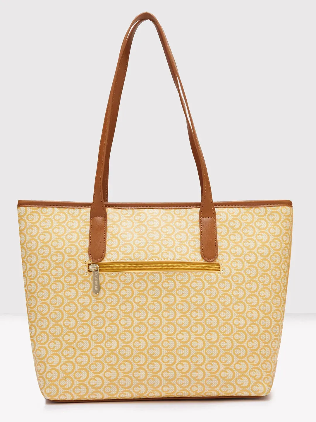 Caprese Callie Large Tan Tote Bag