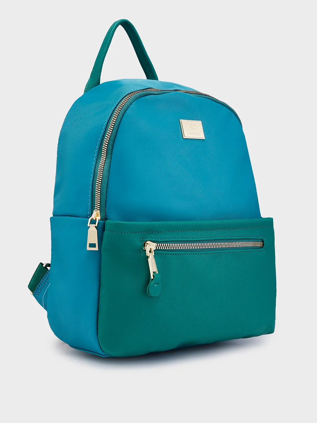 Caprese Casper Medium Blue Casual Backpack