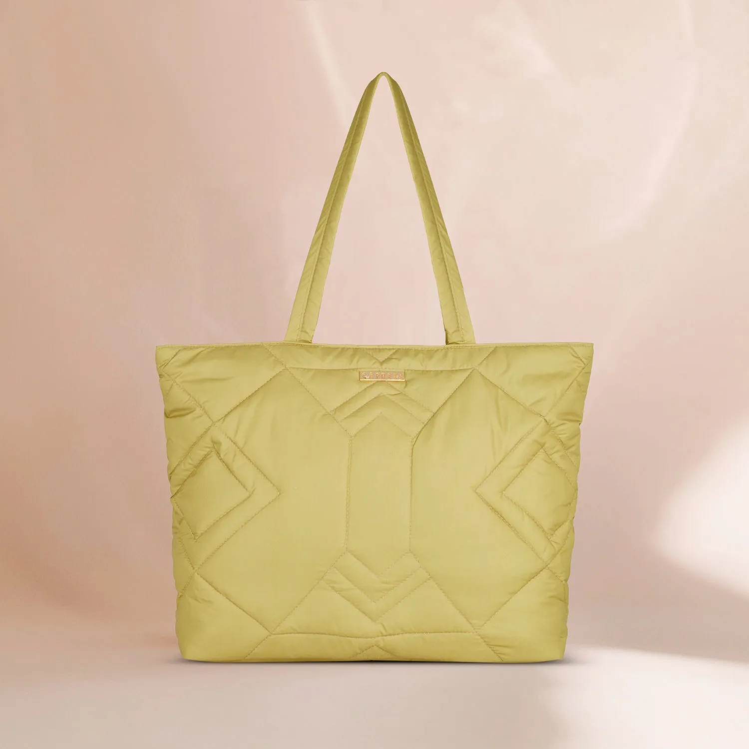 Caprese Clara Large Ochre Tote Bag