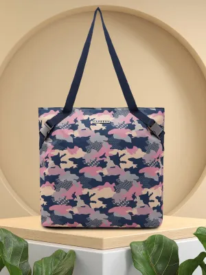 Caprese Cole Large Navy Tote Bag