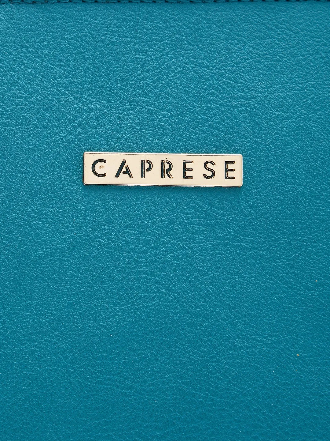 Caprese Covey Large Teal Tote Bag