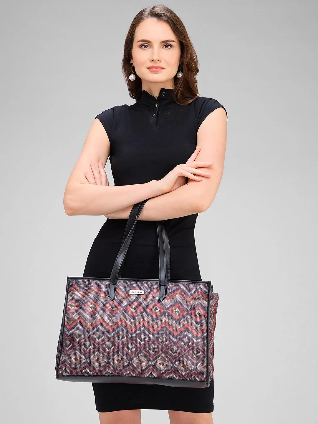 Caprese Daisy Large Blush Tote Bag