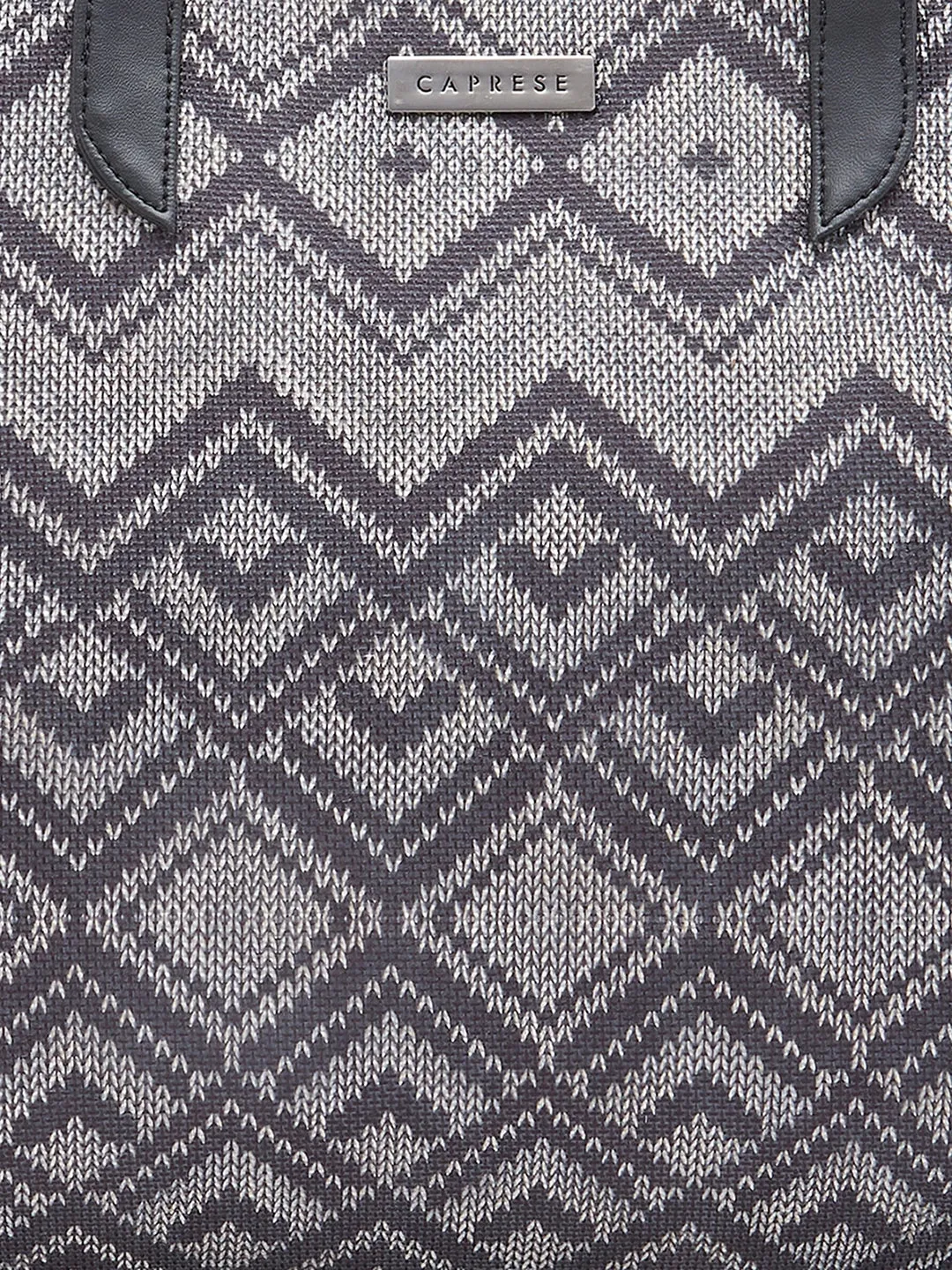 Caprese Daisy Large Grey Tote Bag