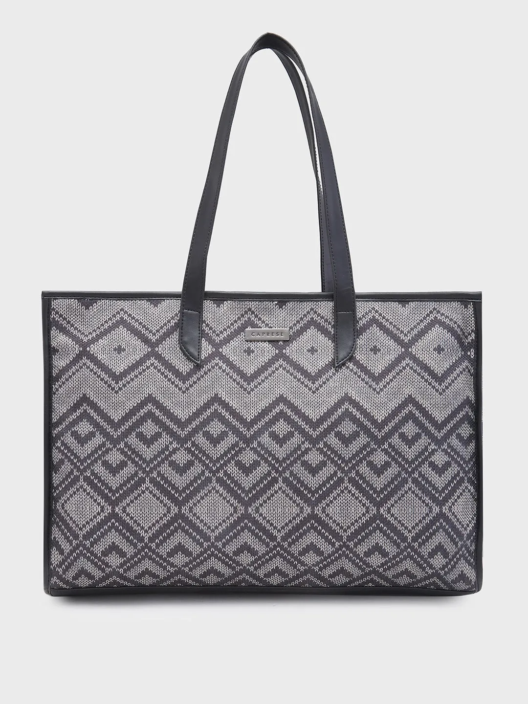 Caprese Daisy Large Grey Tote Bag