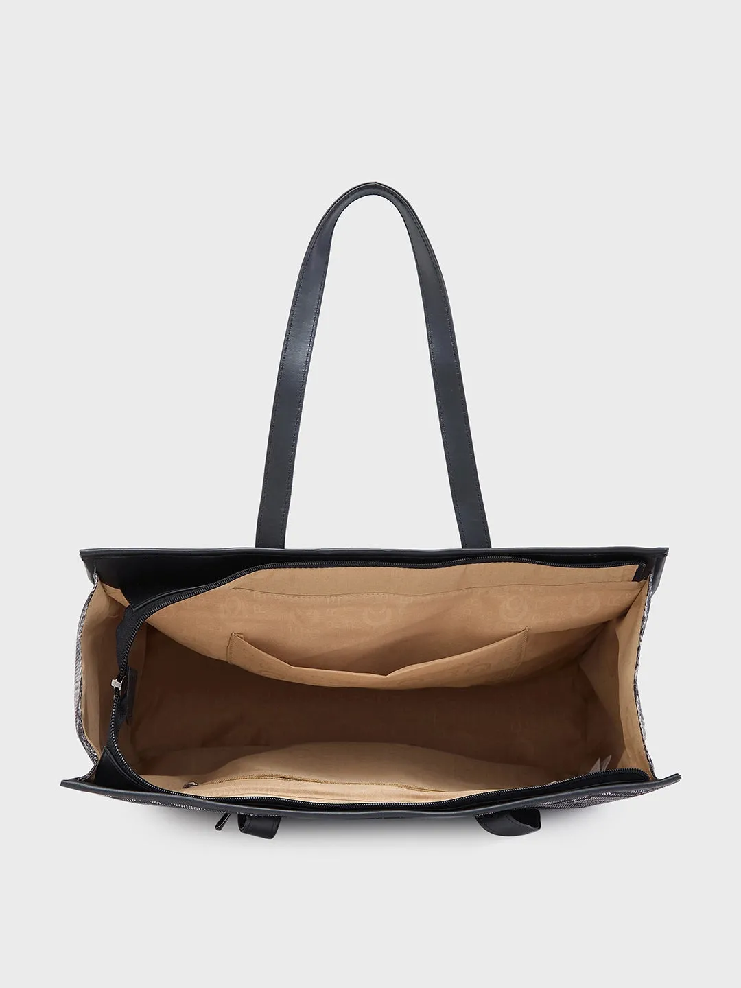 Caprese Daisy Large Grey Tote Bag