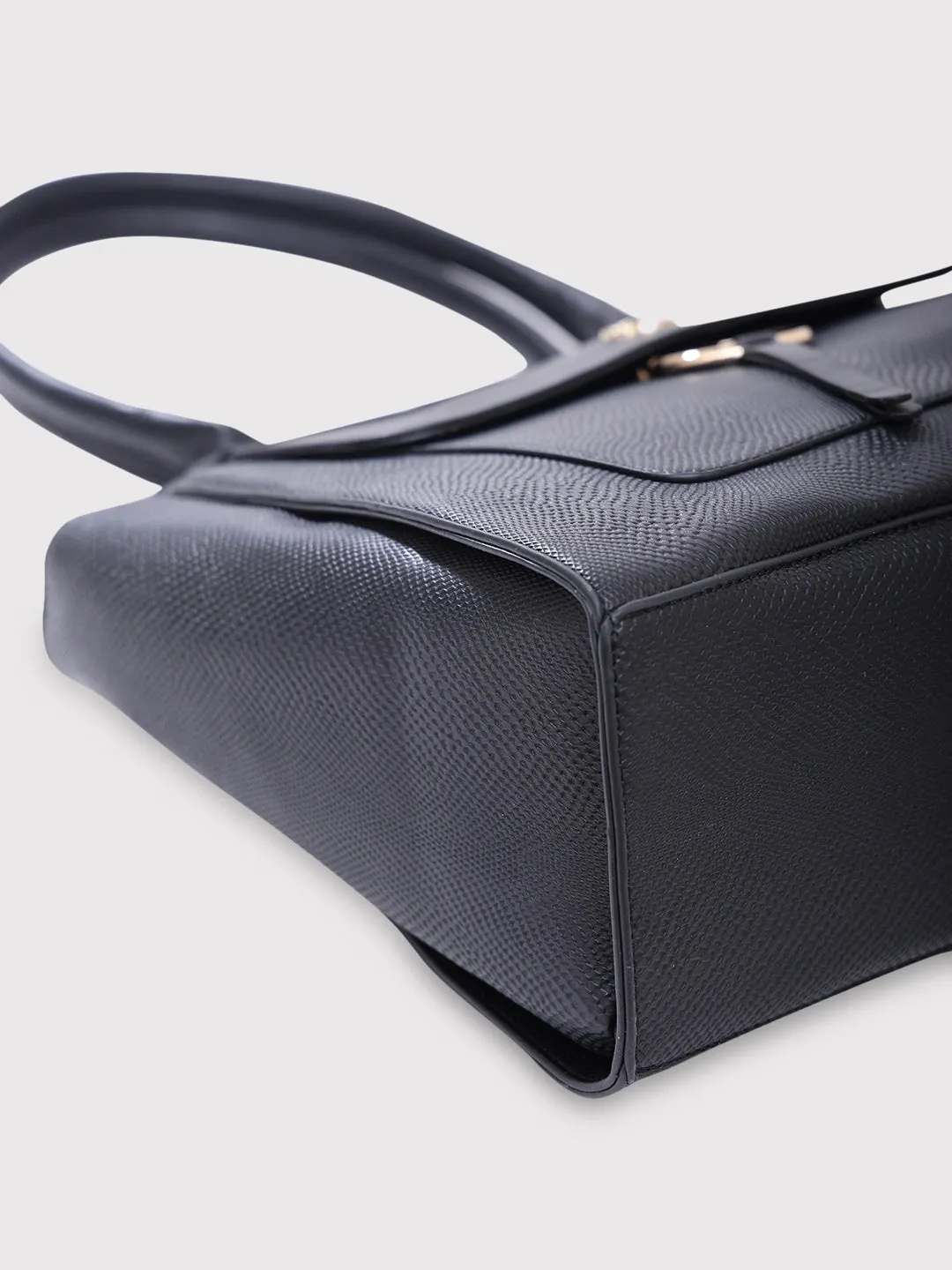 Caprese Dakota Large Black Satchel Bag