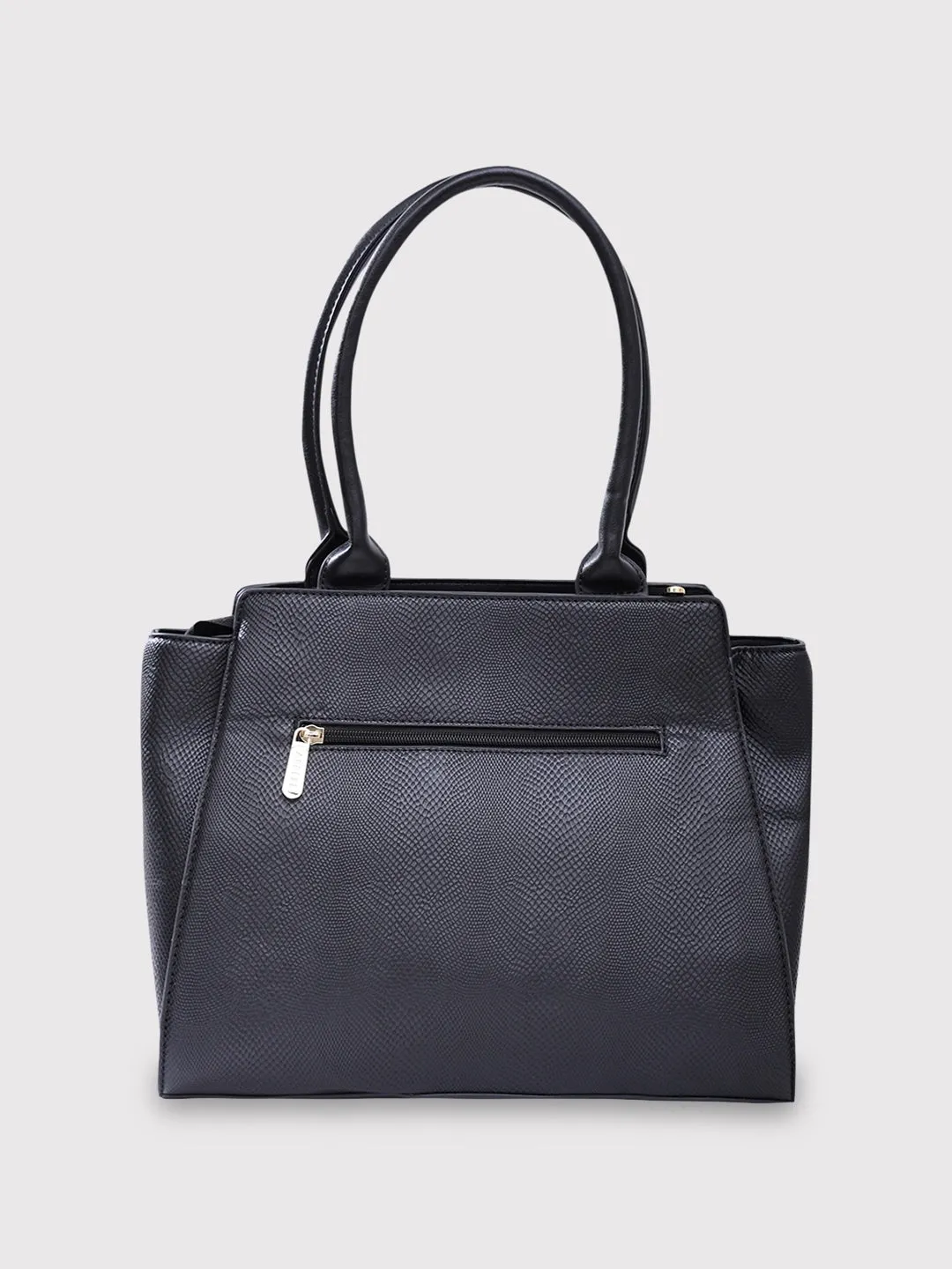 Caprese Dakota Large Black Satchel Bag