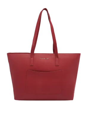 Caprese Daphne Large Maroon Tote Bag