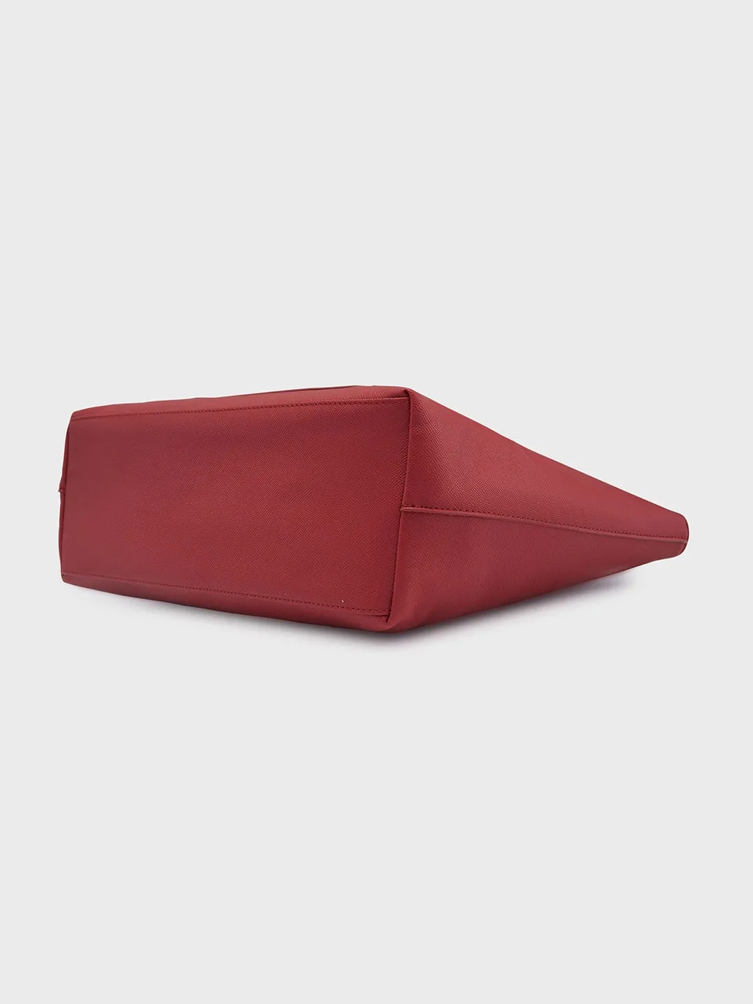 Caprese Daphne Large Maroon Tote Bag