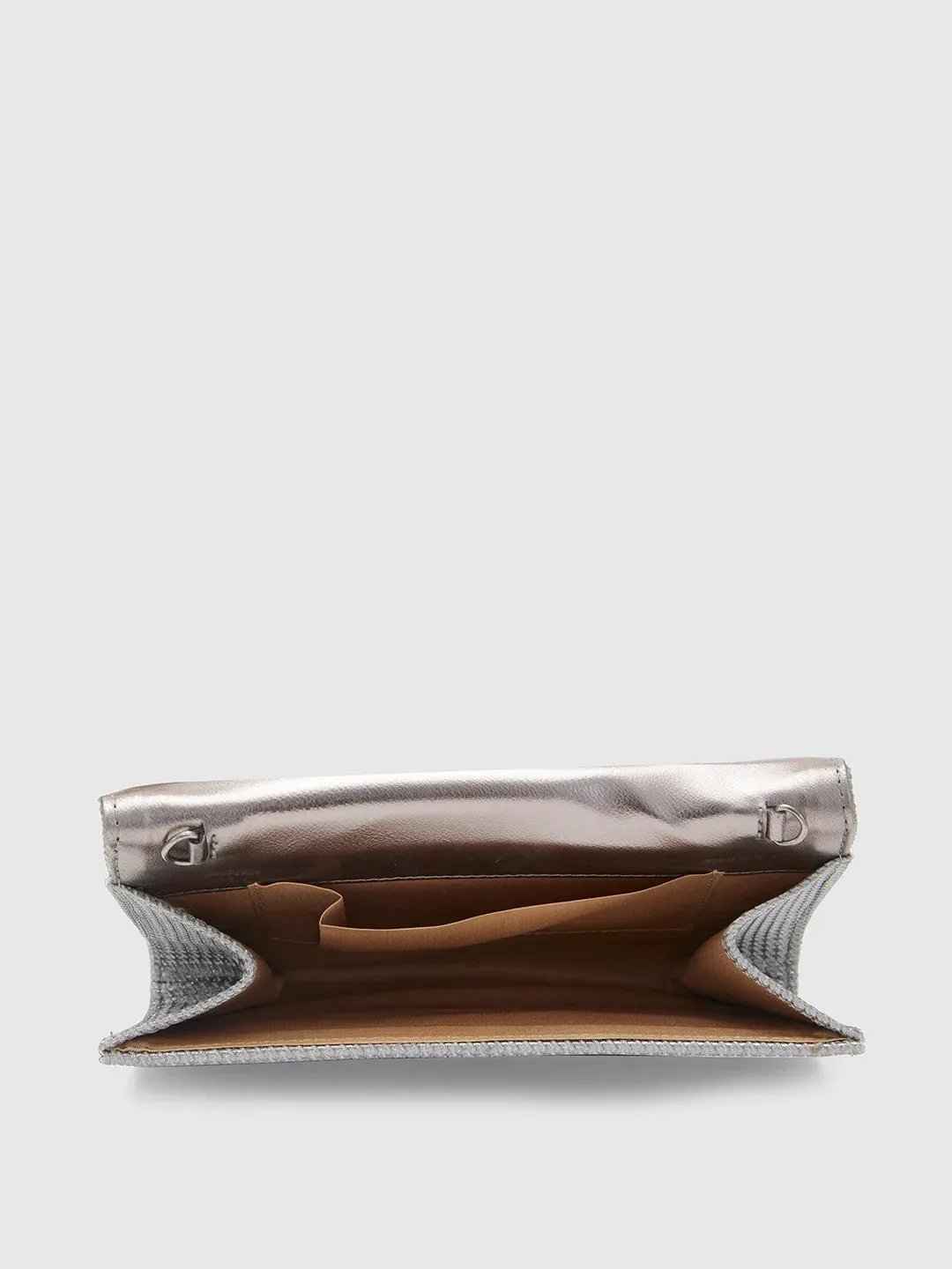 Caprese Delmi Medium Champagne Gold Clutch