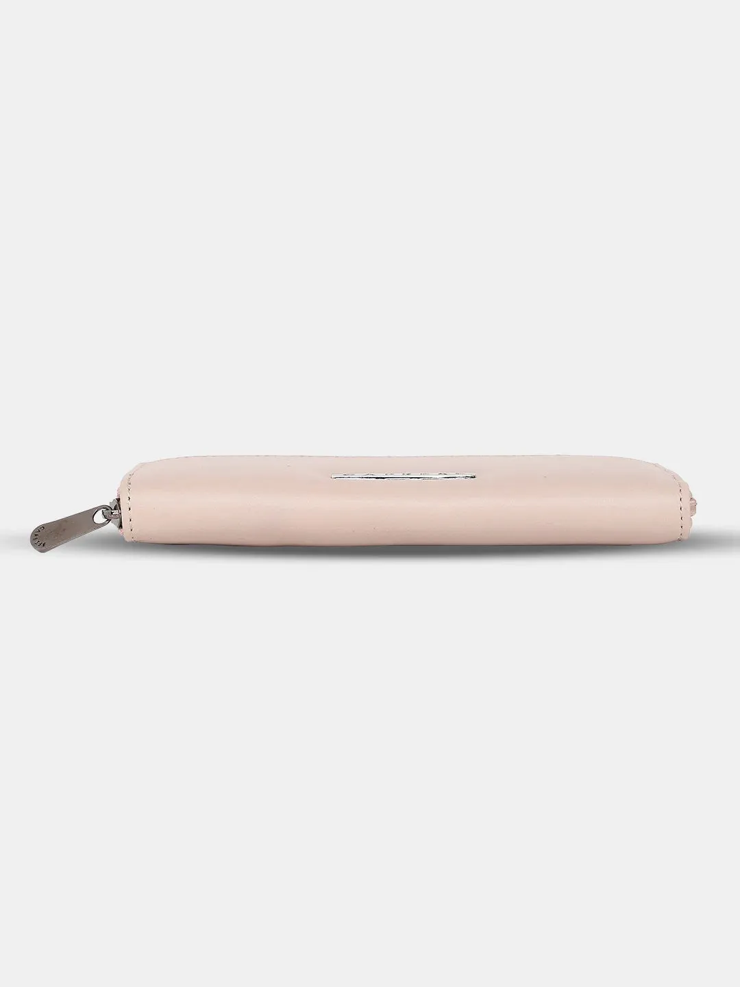 Caprese Dorrita Medium Dull Pink Zip Around Wallet