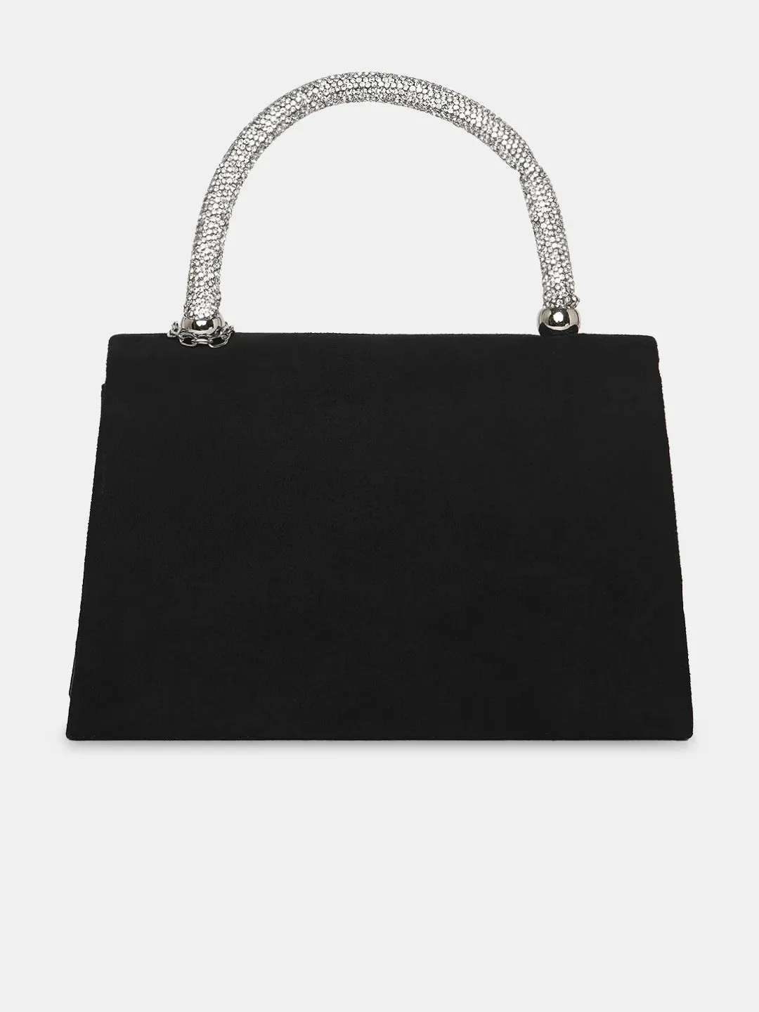 Caprese Elena Small Black Clutch