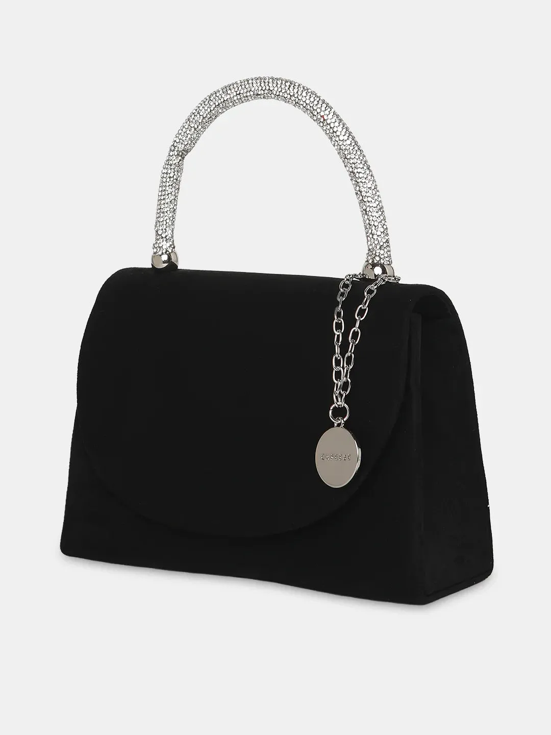 Caprese Elena Small Black Clutch