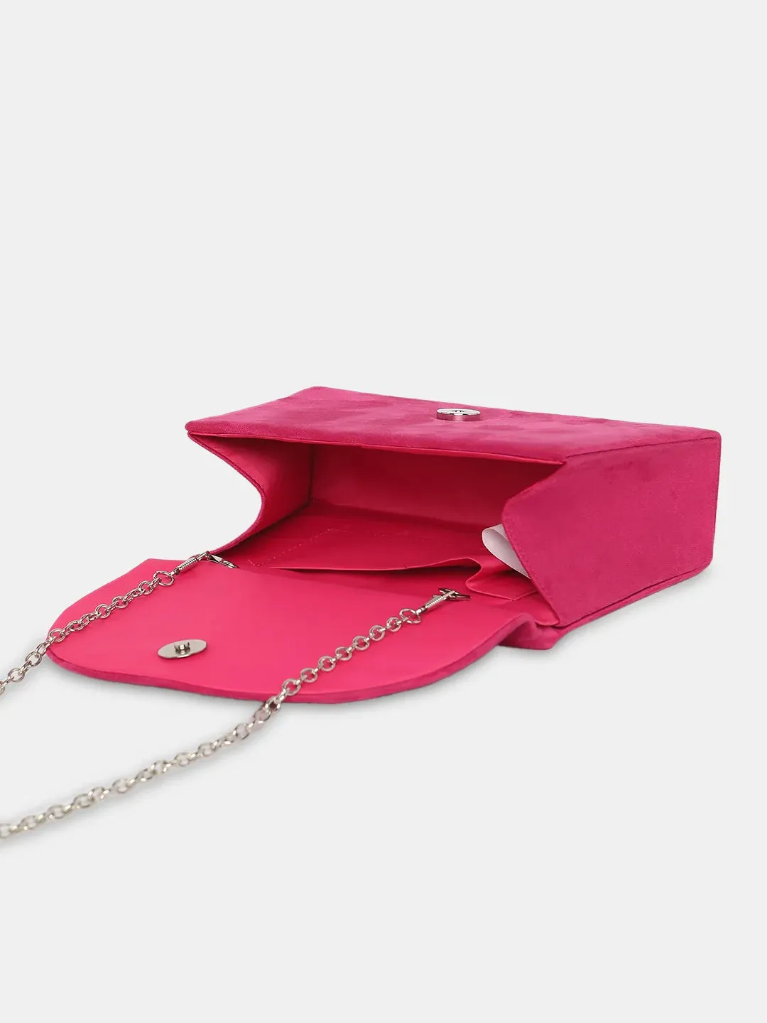 Caprese Elena Small Fuchsia Clutch