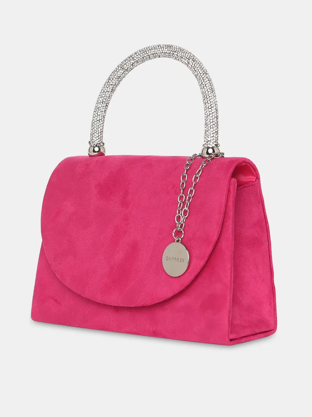 Caprese Elena Small Fuchsia Clutch