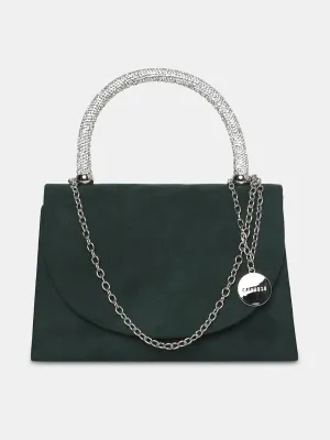 Caprese Elena Small Green Clutch