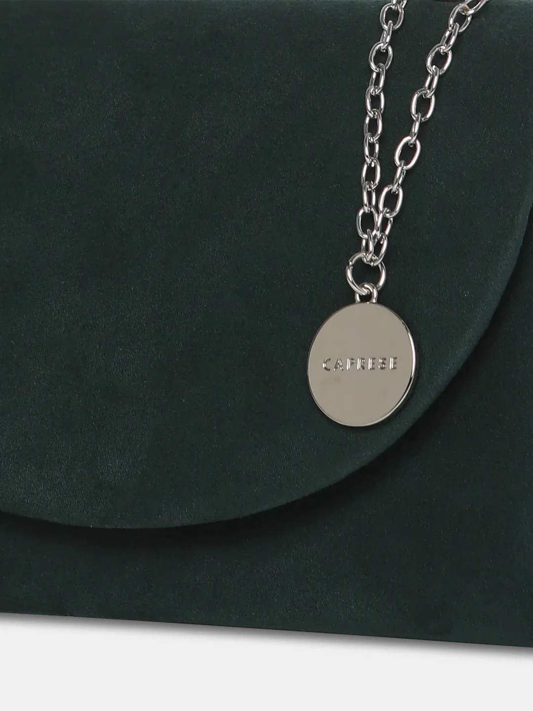 Caprese Elena Small Green Clutch