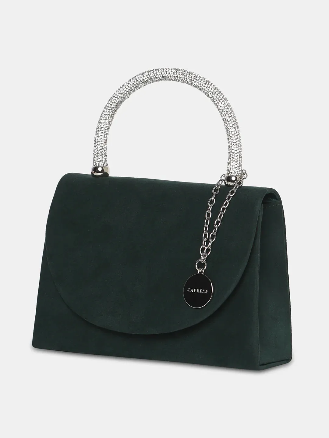 Caprese Elena Small Green Clutch
