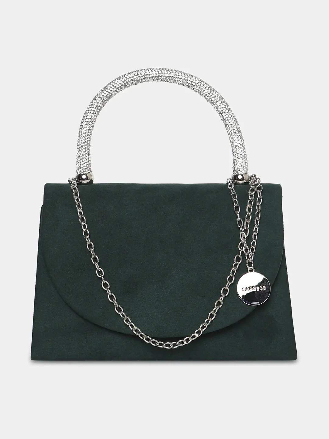 Caprese Elena Small Green Clutch