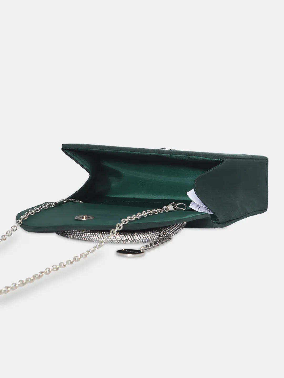 Caprese Elena Small Green Clutch