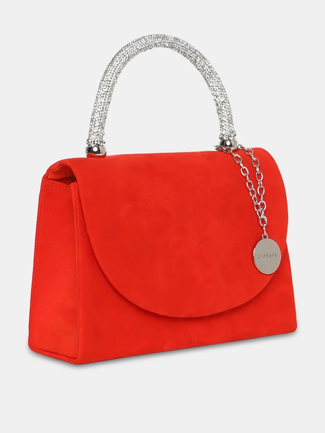 Caprese Elena Small Orange Clutch