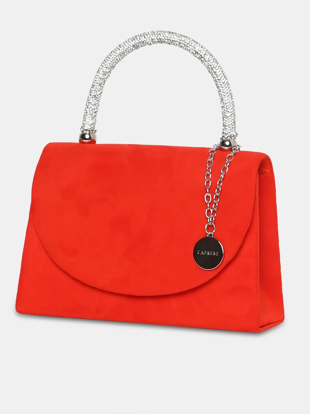 Caprese Elena Small Orange Clutch