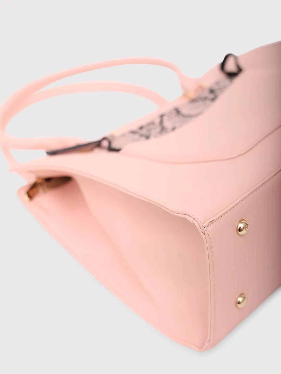 Caprese Ellis Large Pink Satchel Bag