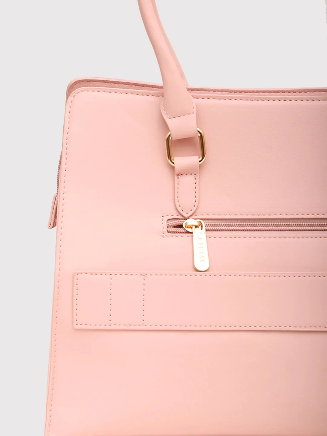 Caprese Ellis Large Pink Satchel Bag
