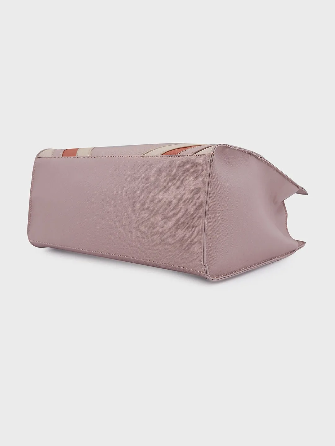 Caprese Ember Medium Pink Satchel Bag