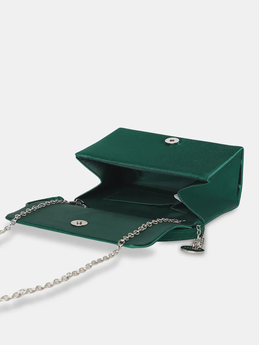 Caprese Emma Small Green Clutch