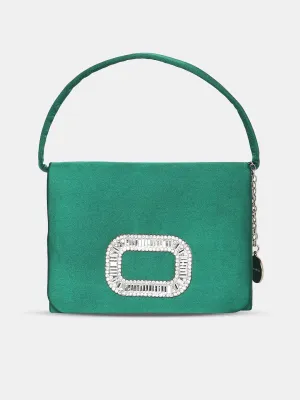 Caprese Emma Small Green Clutch