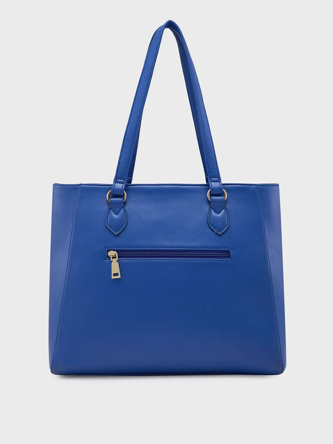 Caprese Erica Medium Floral Blue Tote Bag