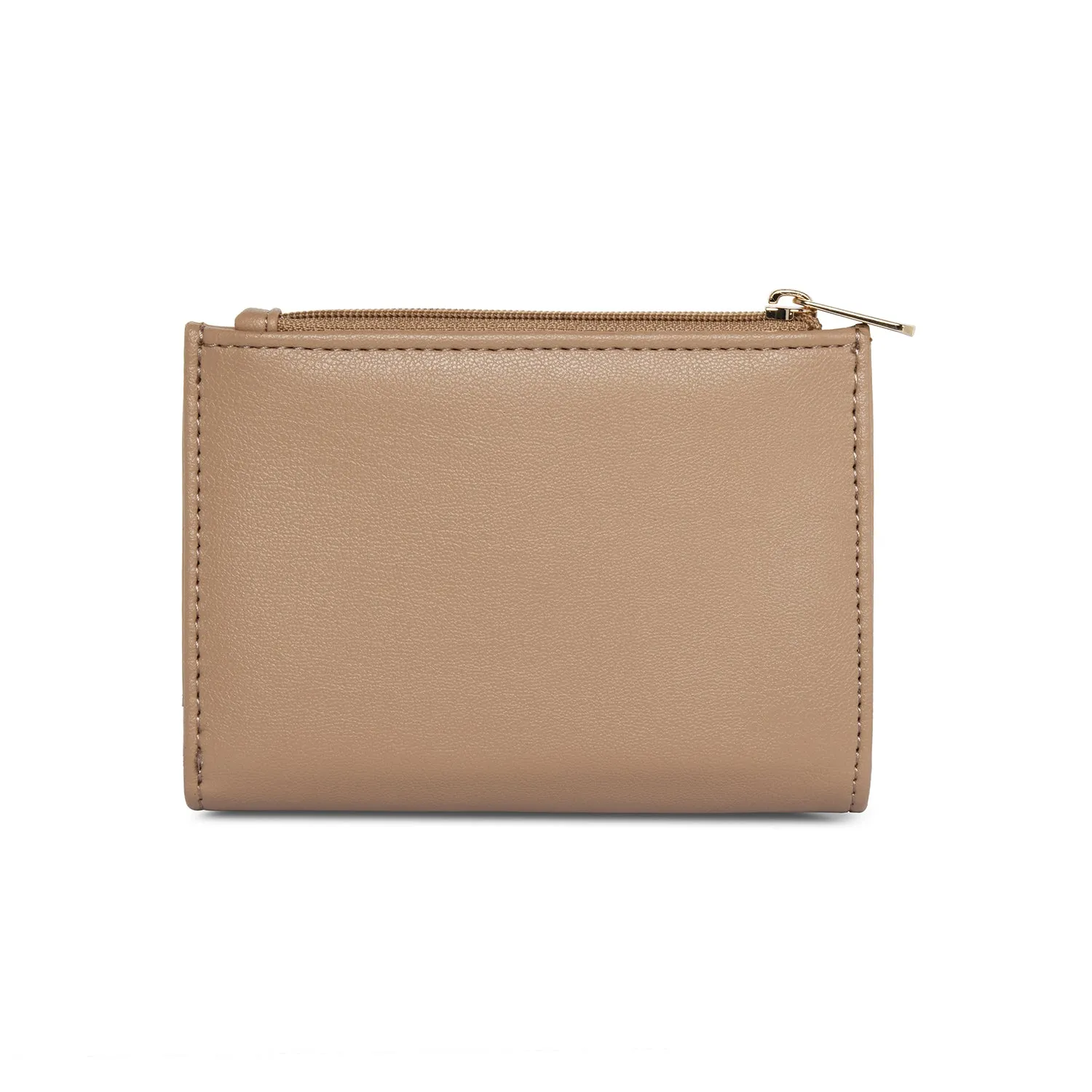 Caprese Erica Small Nude Fold Wallet