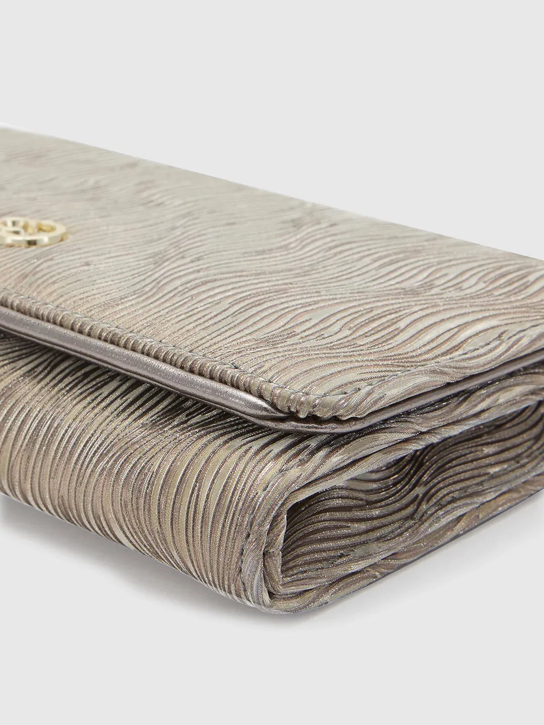 Caprese Eryka Medium Champagne Gold Clutch