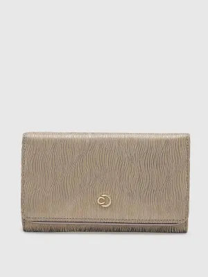 Caprese Eryka Medium Champagne Gold Clutch