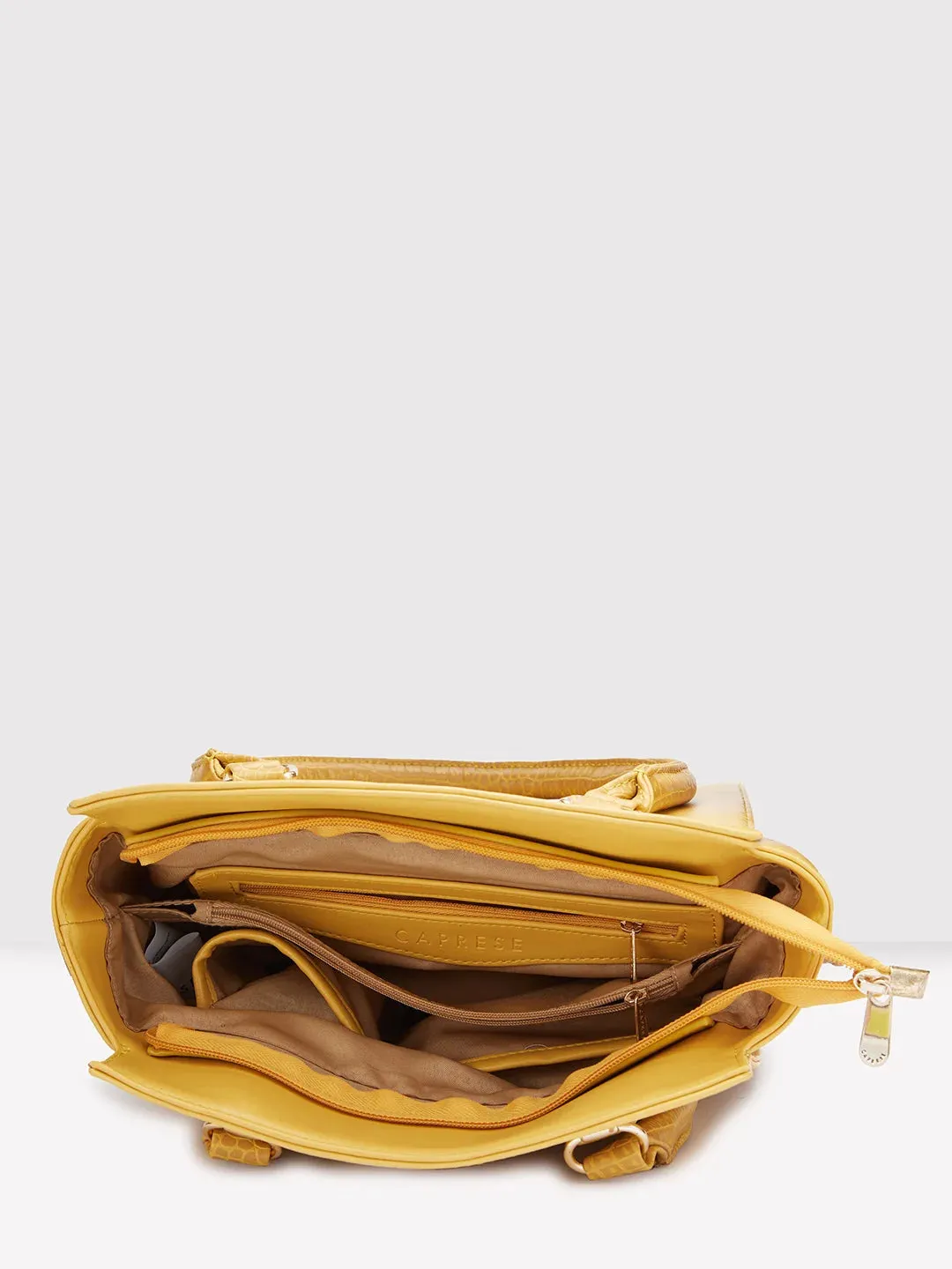Caprese Esme Large Yellow Tote Bag